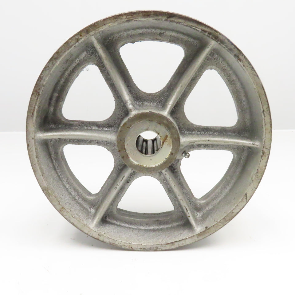 10" x 3" Cast Iron Spoked Caster Wheel 1" Axle