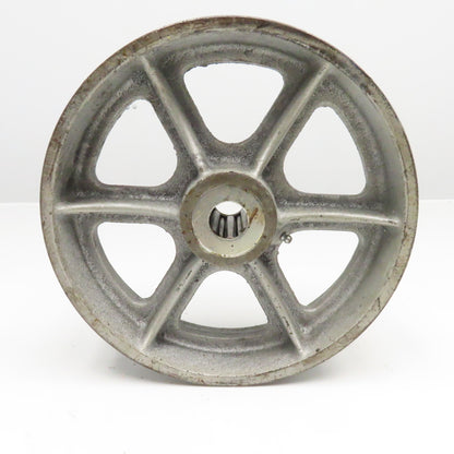 10" x 3" Cast Iron Spoked Caster Wheel 1" Axle