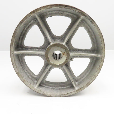 10" x 3" Cast Iron Spoked Caster Wheel 1" Axle