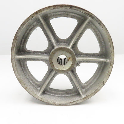 10" x 3" Cast Iron Spoked Caster Wheel 1" Axle