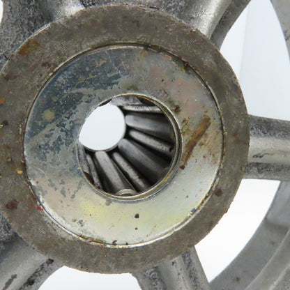 10" x 3" Cast Iron Spoked Caster Wheel 1" Axle