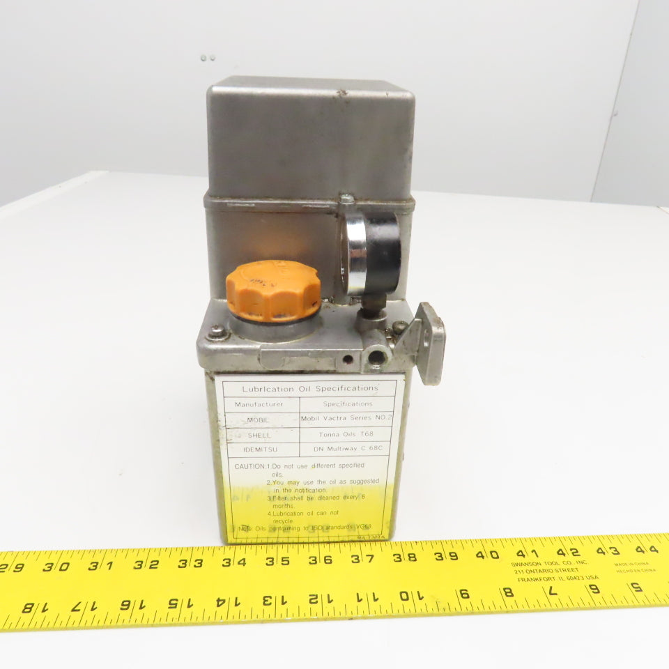 Showa LCB4140C 100V Automatic Lubricator Pump 2 Liter Aluminum Tank