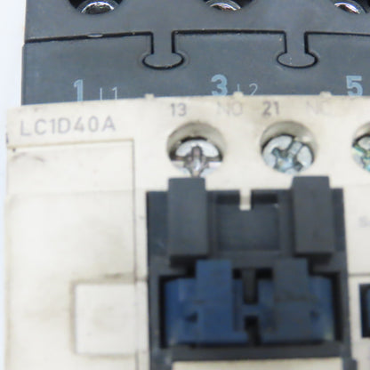 Telemecanique LC1D40A 600V 3Ph 30Hp MAX Contactor 110V Coil