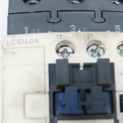 Telemecanique LC1D40A 600V 3Ph 30Hp MAX Contactor 110V Coil