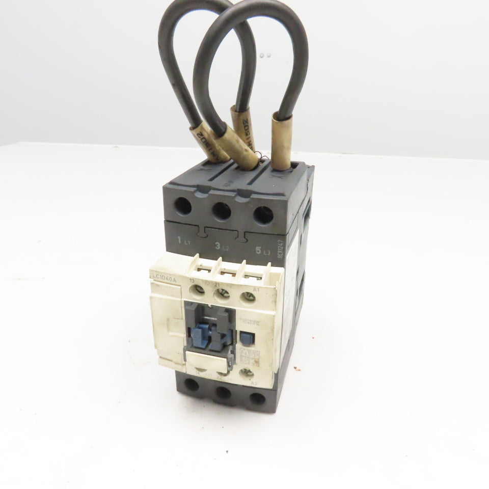 Telemecanique LC1D40A 600V 3Ph 30Hp MAX Contactor 110V Coil
