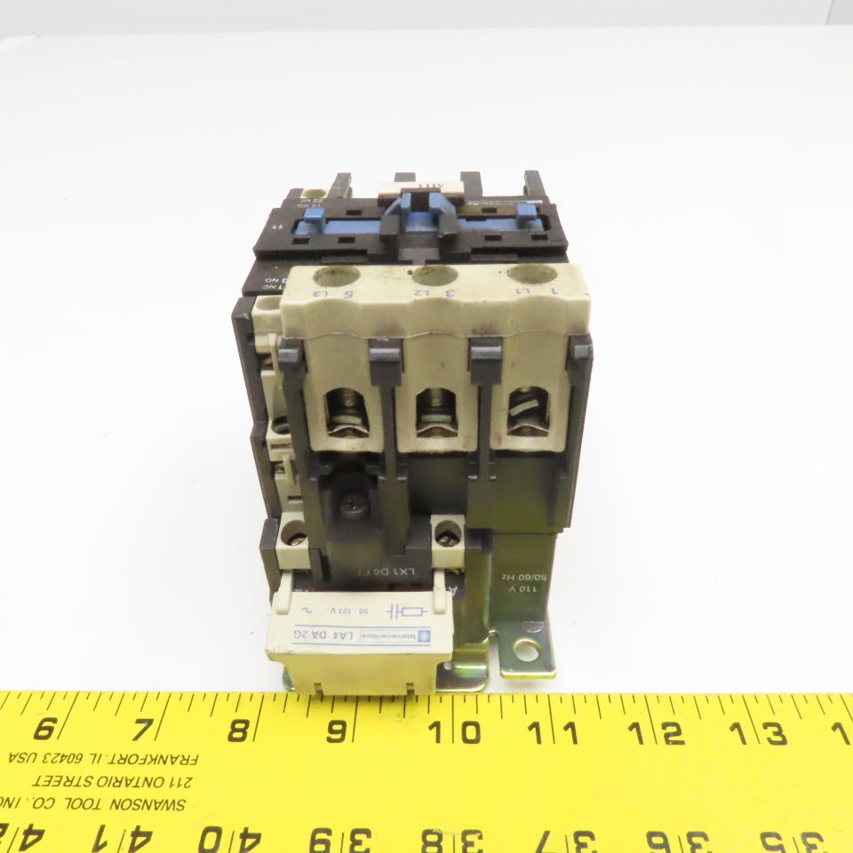 Telemecanique LC1D5011 600V 3Ph 30Hp MAX Contactor 110V 50/60Hz Coil