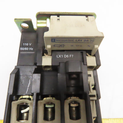 Telemecanique LC1D5011 600V 3Ph 30Hp MAX Contactor 110V 50/60Hz Coil