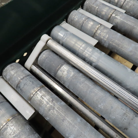 Dematic 28" W x 60" L Gravity Roller Accumulation Conveyor 27-1/2" BF