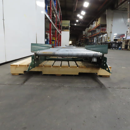 Dematic 28" W x 60" L Gravity Roller Accumulation Conveyor 27-1/2" BF