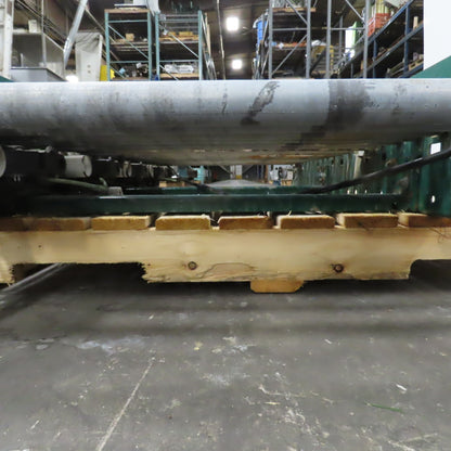 Dematic 28" W x 60" L Gravity Roller Accumulation Conveyor 27-1/2" BF