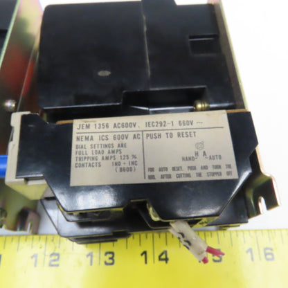 Mitsubishi MSO-C12UL Size 00 Contactor 600V 2Hp 3Ph MAX 110/120V Coil Lot Of 2