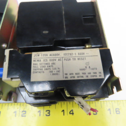 Mitsubishi MSO-C12UL Size 00 Contactor 600V 2Hp 3Ph MAX 110/120V Coil Lot Of 2