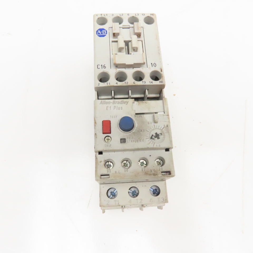 Allen Bradley 100C16D10 600V 15Hp Magnetic Contactor 1.0-5.0A Trip 193-EECB