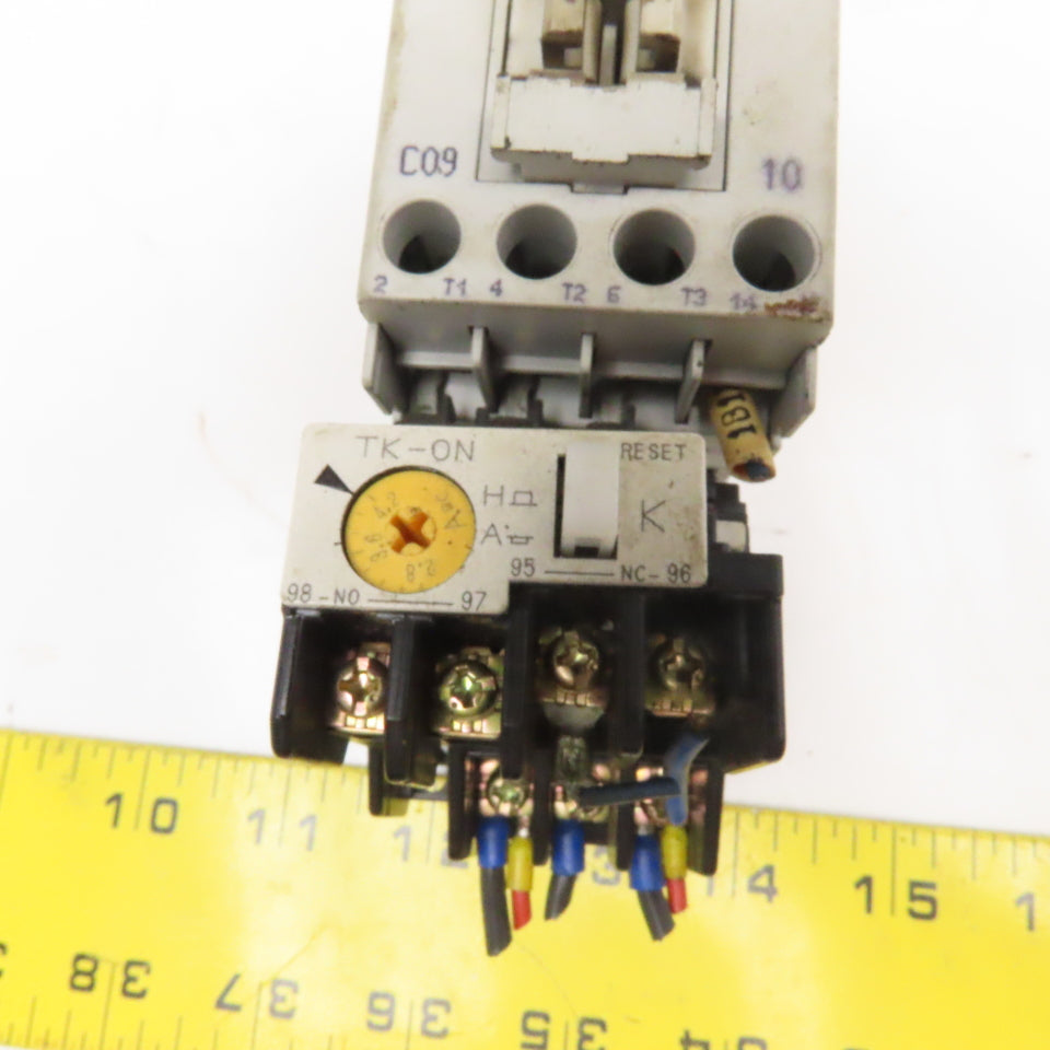 Allen Bradley 100-C09EJ10 Magnetic Contactor TK-0N Overload 2.8-4.2A Trip