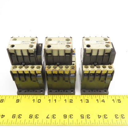 Telemecanique LP1K0910 600V 5Hp Contactor W/ Auxiliary 24V Coil Lot of 3