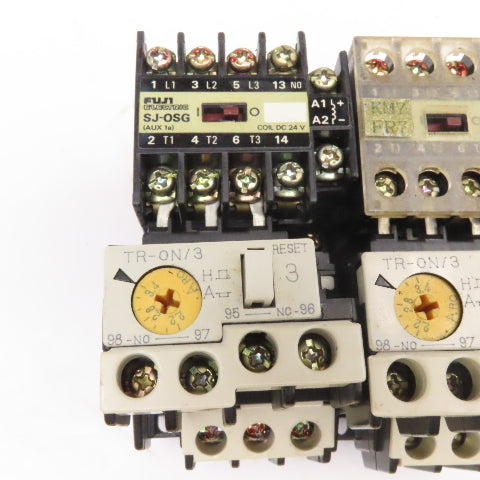 Fuji SJ-0SG TR-0N/3 Contactor 440V 2.2kW 24VDC Coil 2.2-3.4A Trip Lot Of 2