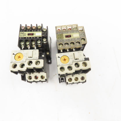 Fuji SJ-0SG TR-0N/3 Contactor 440V 2.2kW 24VDC Coil 2.2-3.4A Trip Lot Of 2