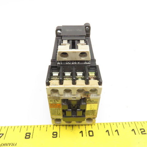 Fuji SC-0/G 4GC0F0 Magnetic Contactor 600V 5Hp 24VDC Coil