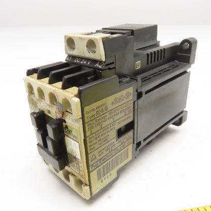 Fuji SC-0/G 4GC0F0 Magnetic Contactor 600V 5Hp 24VDC Coil