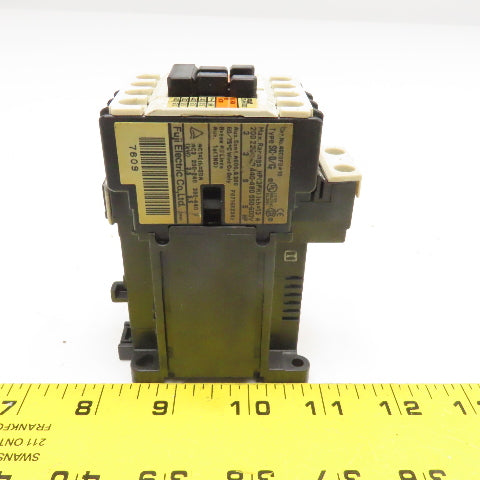 Fuji SC-0/G 4GC0F0#10 Magnetic Contactor 600V 5Hp 24VDC Coil