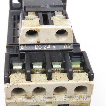 Fuji SC-0/G SC13AG Magnetic Contactor 600V 5Hp 24VDC Coil Lot Of 2
