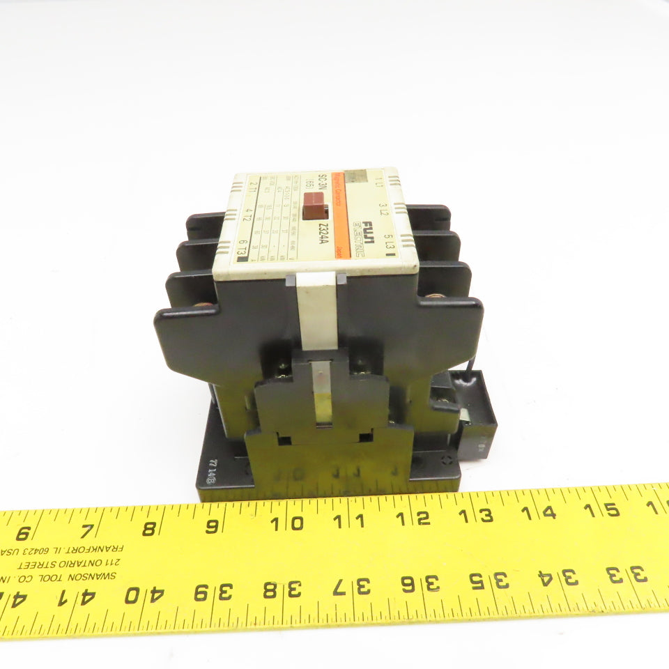 Fuji SC-3N Z324A Magnetic Contactor 600V 30kW 110V 50/60Hz Coil