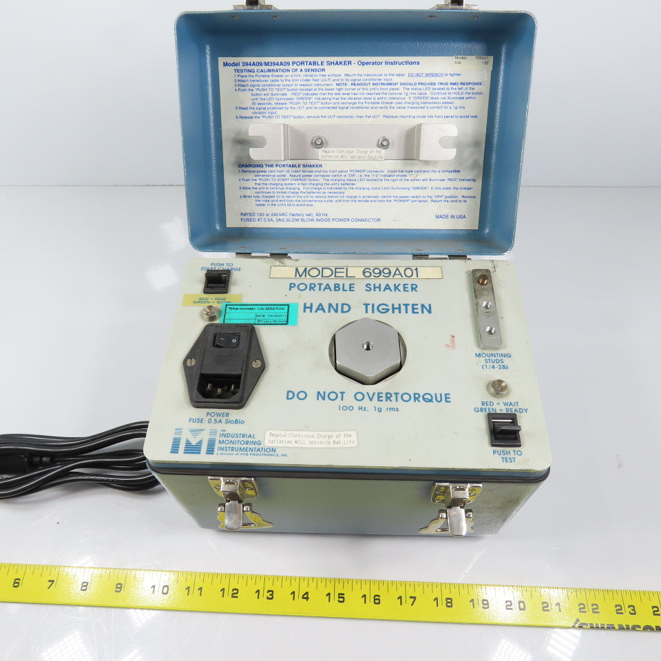 TM Industrial Monitoring System 699A01 Portable Shaker System 120/240VAC 100HZ