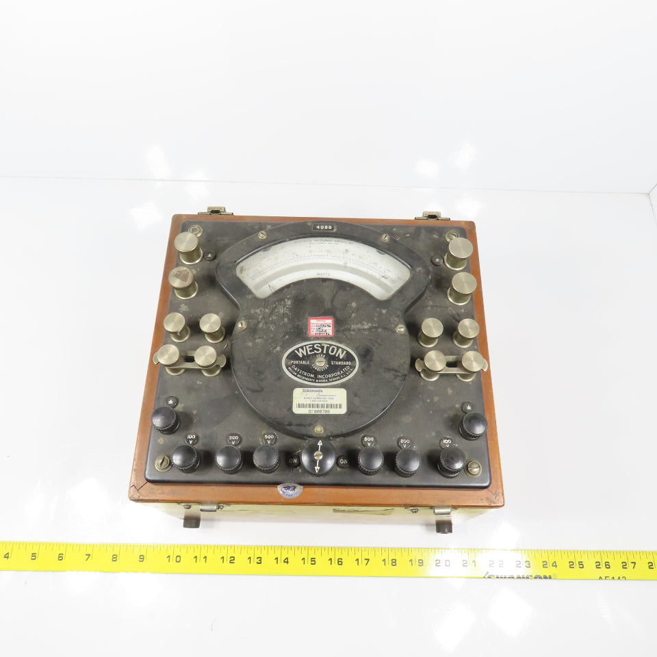 Weston 4088 Portable Standard Watt Meter100-600V 2.5-10A