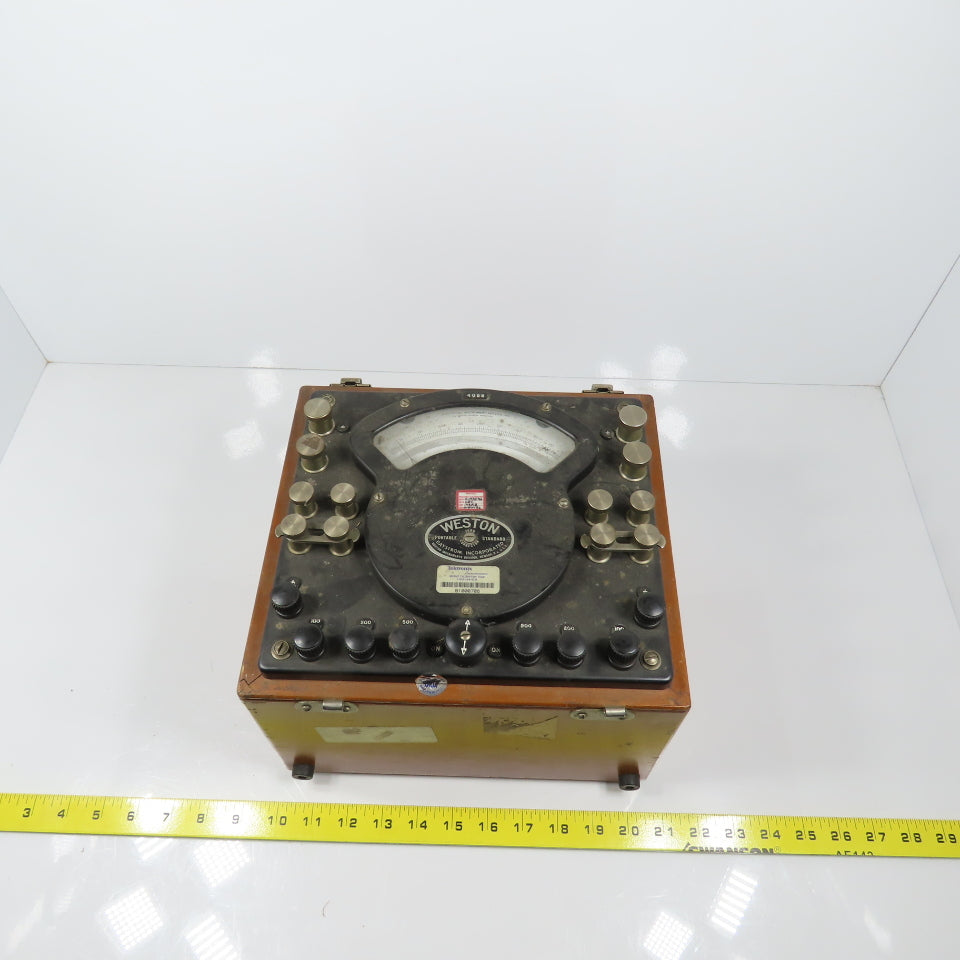 Weston 4088 Portable Standard Watt Meter100-600V 2.5-10A