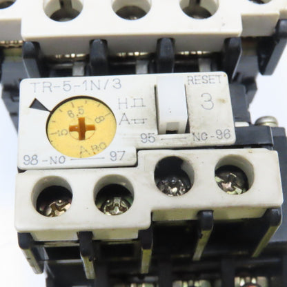 Fuji SJ-1SG Magnetic Contactor 440V 4kW TR-5-1N/3 5-8A Overload 24VDC Coil