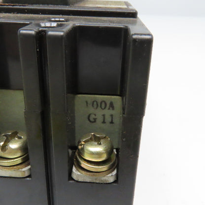 Hitachi F-100RB3P 100A 600VAC 3 Pole Molded Case Circuit Breaker