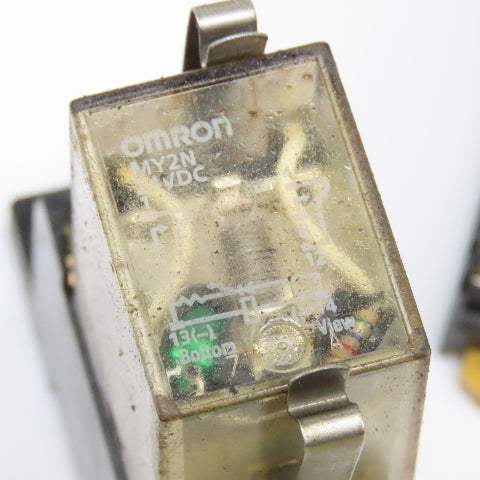 Omron MY2N Ice Cube Relay 24VDC Lot Of 5