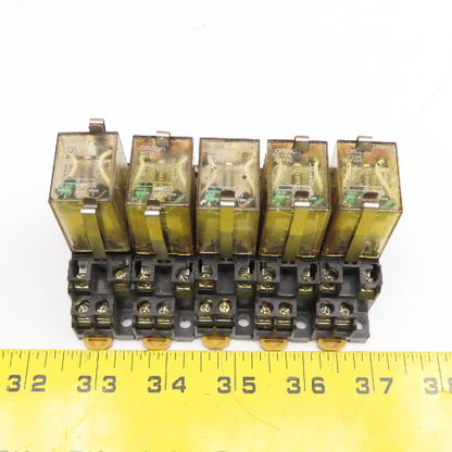 Omron MY2N Ice Cube Relay 24VDC Lot Of 5