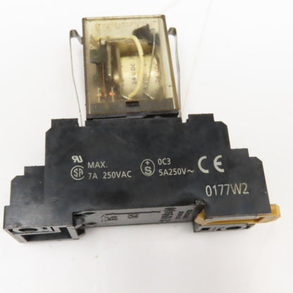 Omron MY2N Ice Cube Relay 24VDC Lot Of 5