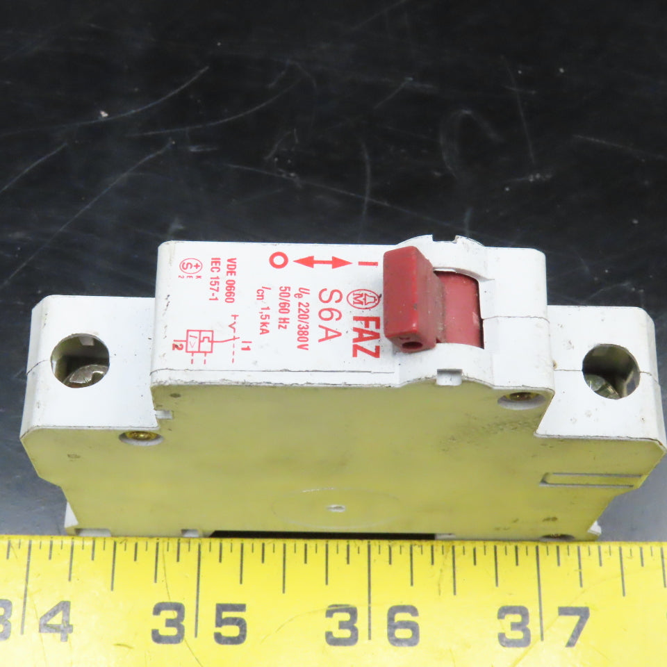 Klockner Moeller S6A 380V Single Pole Circuit Breaker Lot Of 3