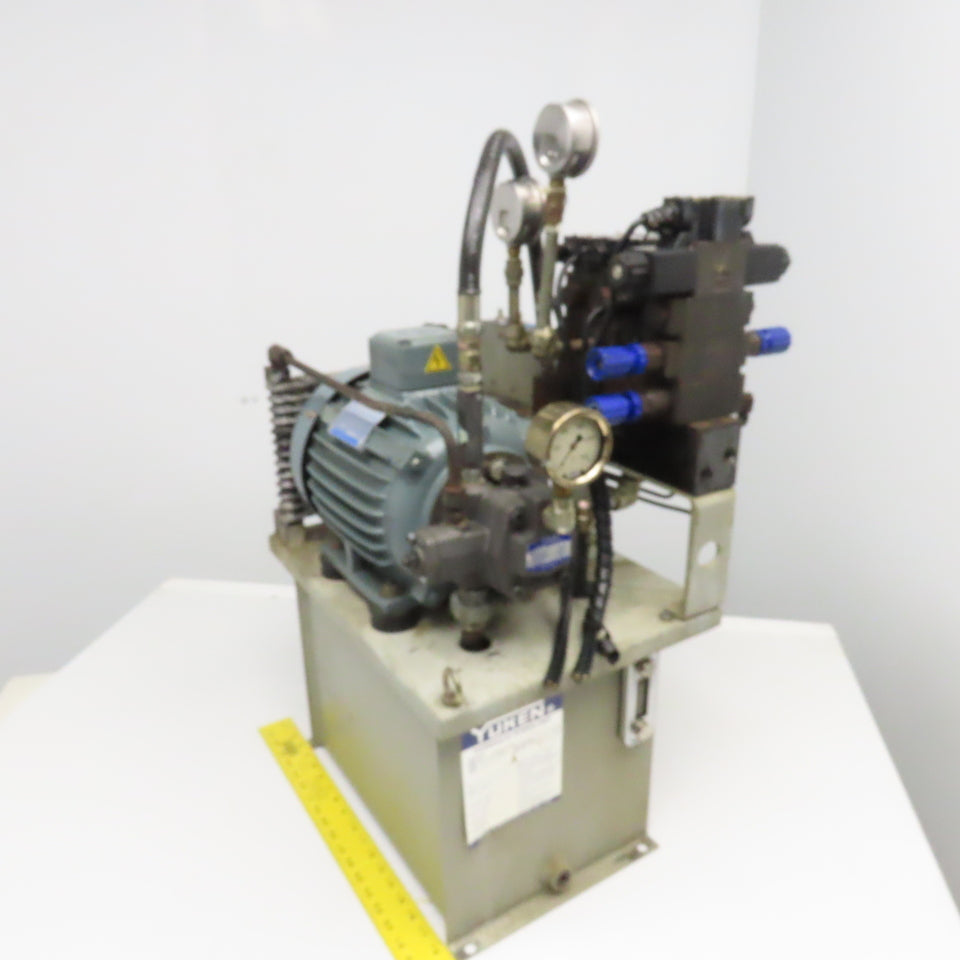 Yuken SVPF-20-55-20 30 Liter Hydraulic Power Unit 220/380V 50/60Hz 20L/Min