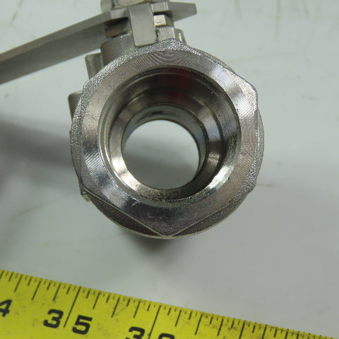 135 CFM8 Stainless Steel 1" FNPT Ball Valve 2000 CWP