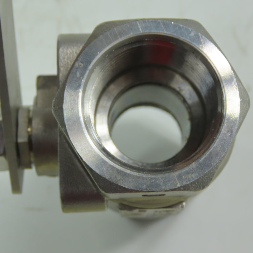 135 CFM8 Stainless Steel 1" FNPT Ball Valve 2000 CWP