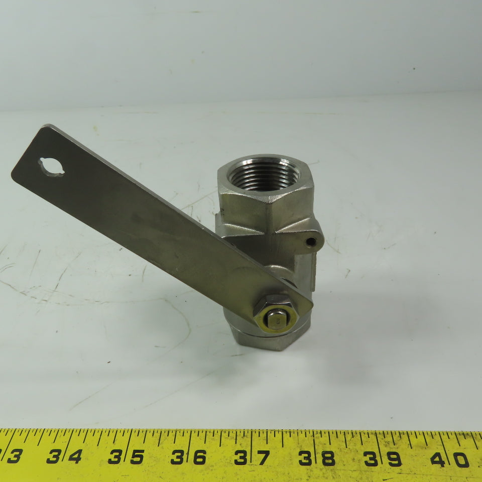 135 CFM8 Stainless Steel 1" FNPT Ball Valve 2000 CWP