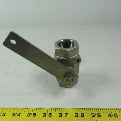 135 CFM8 Stainless Steel 1" FNPT Ball Valve 2000 CWP