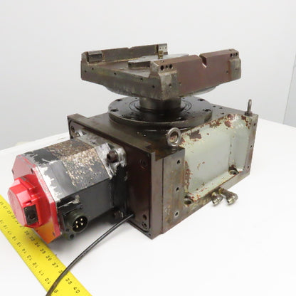 Parkson APC-70 Horizontal Hydraulic Pallet Changer Indexer Fanuc 3kW 141V 3Ph