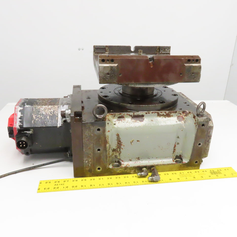 Parkson APC-70 Horizontal Hydraulic Pallet Changer Indexer Fanuc 3kW 141V 3Ph