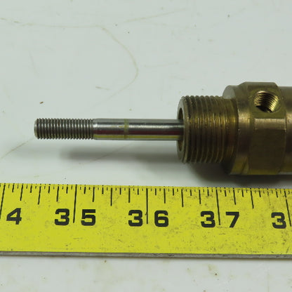 Schrader Bellows 30911-0010 Miniature Brass Cylinder 1" Bore 1" Stroke