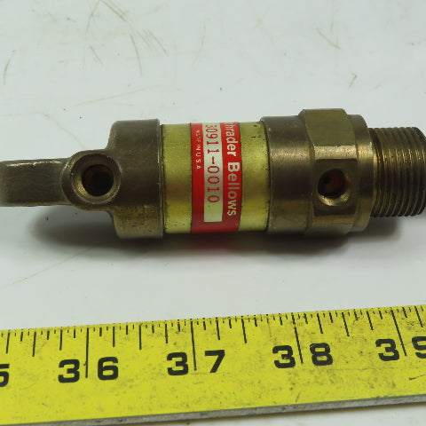 Schrader Bellows 30911-0010 Miniature Brass Cylinder 1" Bore 1" Stroke
