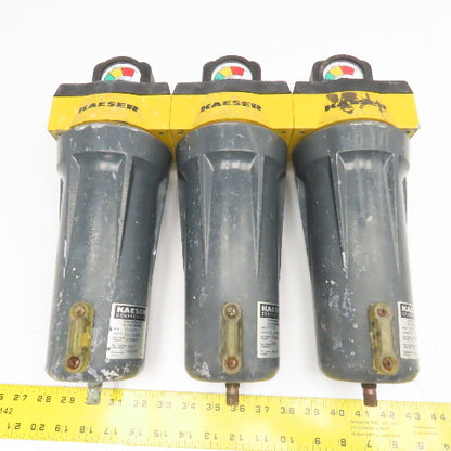 Kaeser KFS100 1" NPT 3 Stage Compressed Air Particulate Filter Assembly 200PSI