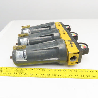 Kaeser KFS100 1" NPT 3 Stage Compressed Air Particulate Filter Assembly 200PSI