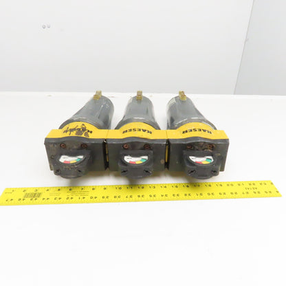 Kaeser KFS100 1" NPT 3 Stage Compressed Air Particulate Filter Assembly 200PSI