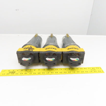 Kaeser KFS100 1" NPT 3 Stage Compressed Air Particulate Filter Assembly 200PSI