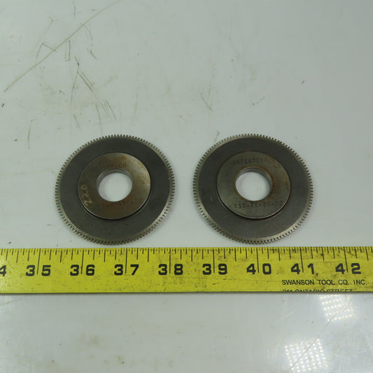 Intertech Precision KST-71-30-D2 Circular Blade 20mm Bore 75.25mm OD Lot of 2