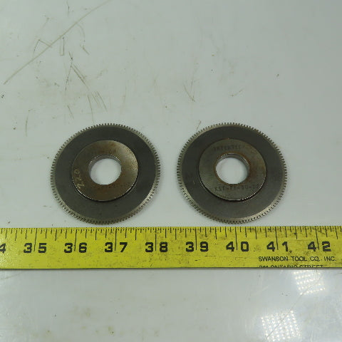 Intertech Precision KST-71-30-D2 Circular Blade 20mm Bore 75.25mm OD Lot of 2